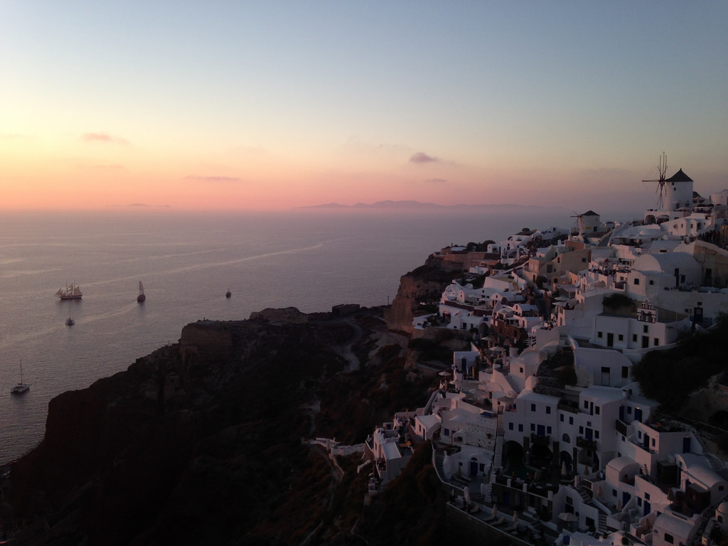 cruceros por santorini