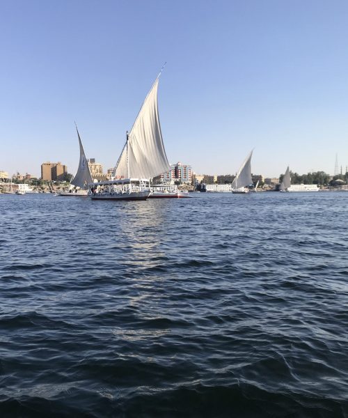 Faluca en Egipto