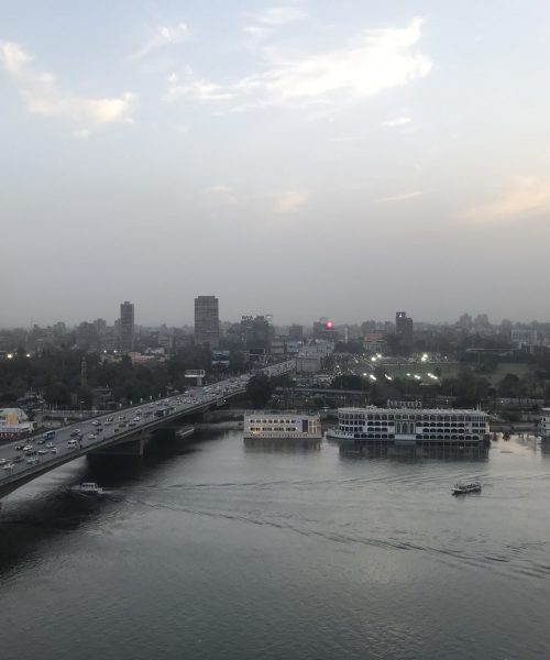 Atardecer en El Cairo