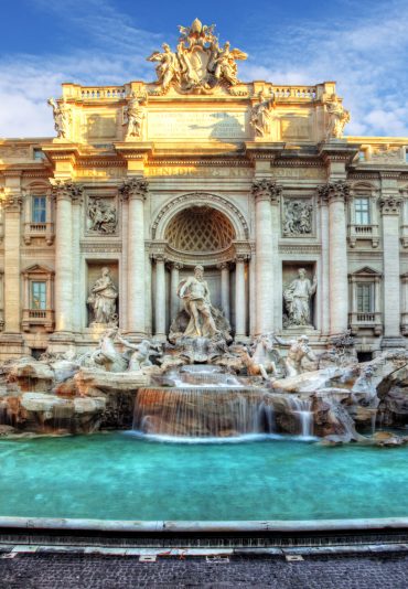 Trevi Fountain, rome, Italy.